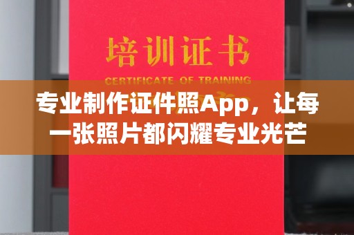嵩县专业制作证件照App，让每一张照片都闪耀专业光芒