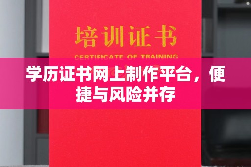 嵩县学历证书网上制作平台，便捷与风险并存