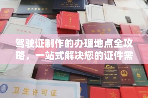 嵩县驾驶证制作的办理地点全攻略，一站式解决您的证件需求