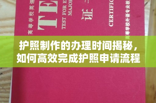嵩县护照制作的办理时间揭秘，如何高效完成护照申请流程