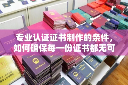 嵩县专业认证证书制作的条件，如何确保每一份证书都无可挑剔？