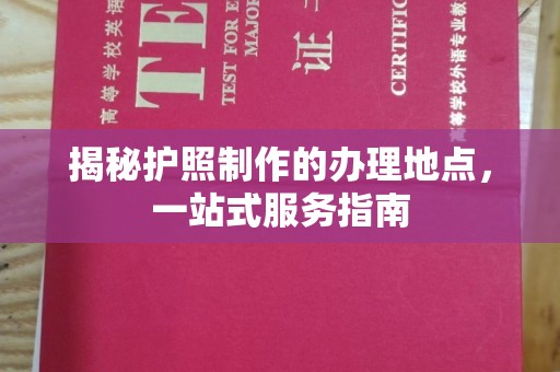 嵩县揭秘护照制作的办理地点，一站式服务指南