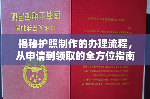 嵩县揭秘护照制作的办理流程，从申请到领取的全方位指南