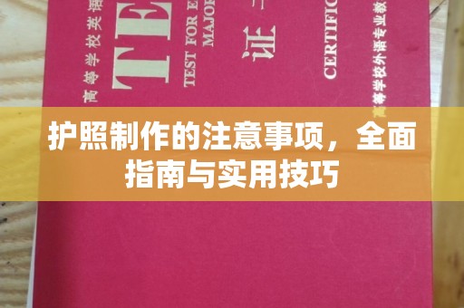 嵩县护照制作的注意事项，全面指南与实用技巧