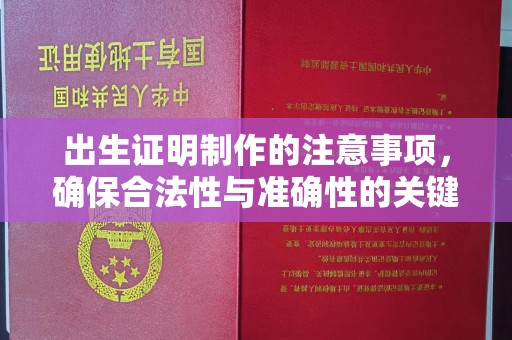 嵩县出生证明制作的注意事项，确保合法性与准确性的关键步骤