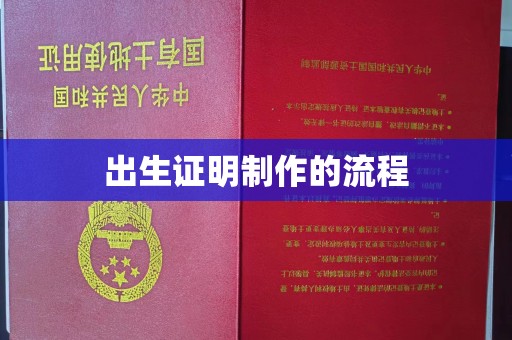 嵩县出生证明制作的流程